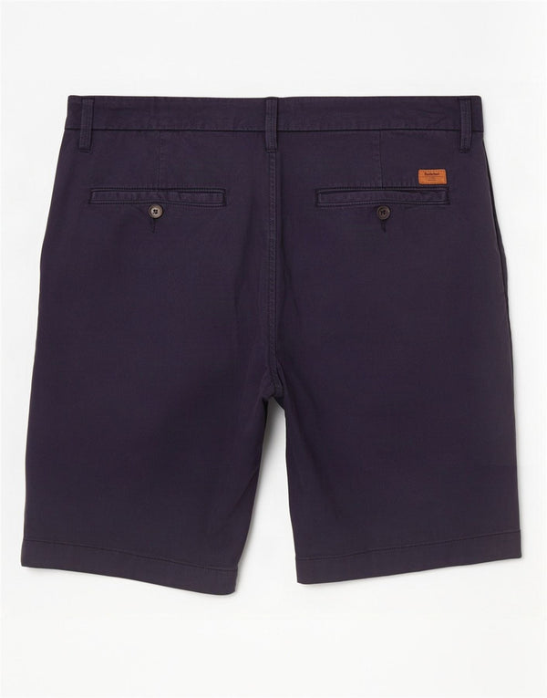 Timberland Herre Chino Shorts W34 Large Navy Blue Bomuld