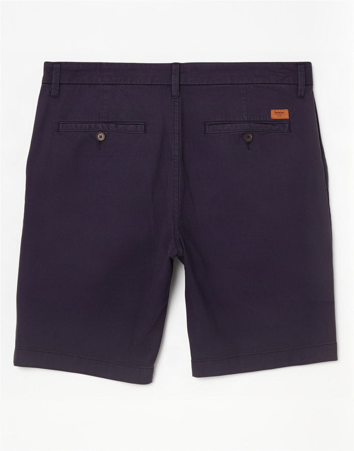 Timberland Herre Chino Shorts W34 Large Navy Blue Bomuld