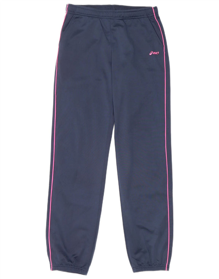 Asics træningsdragt til kvinder Joggers UK 12 Medium Navy Blue Polyester
