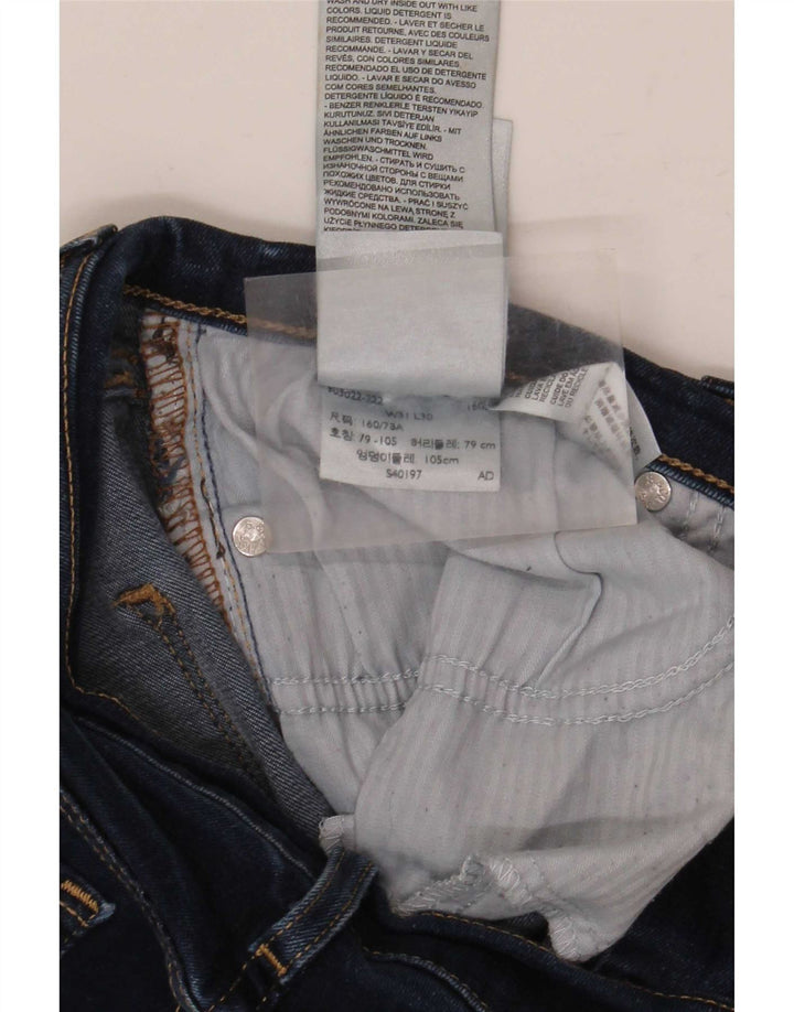 Levi's Skinny Jeans til kvinder W31 L30 Marineblå bomuld
