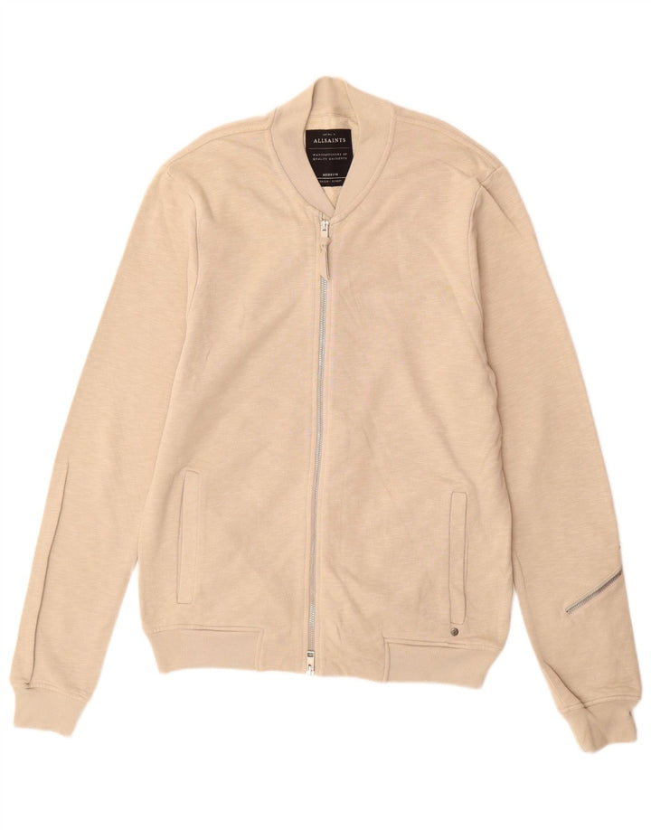 All Saints Herre træningsdragt Topjakke Medium Beige Bomuld