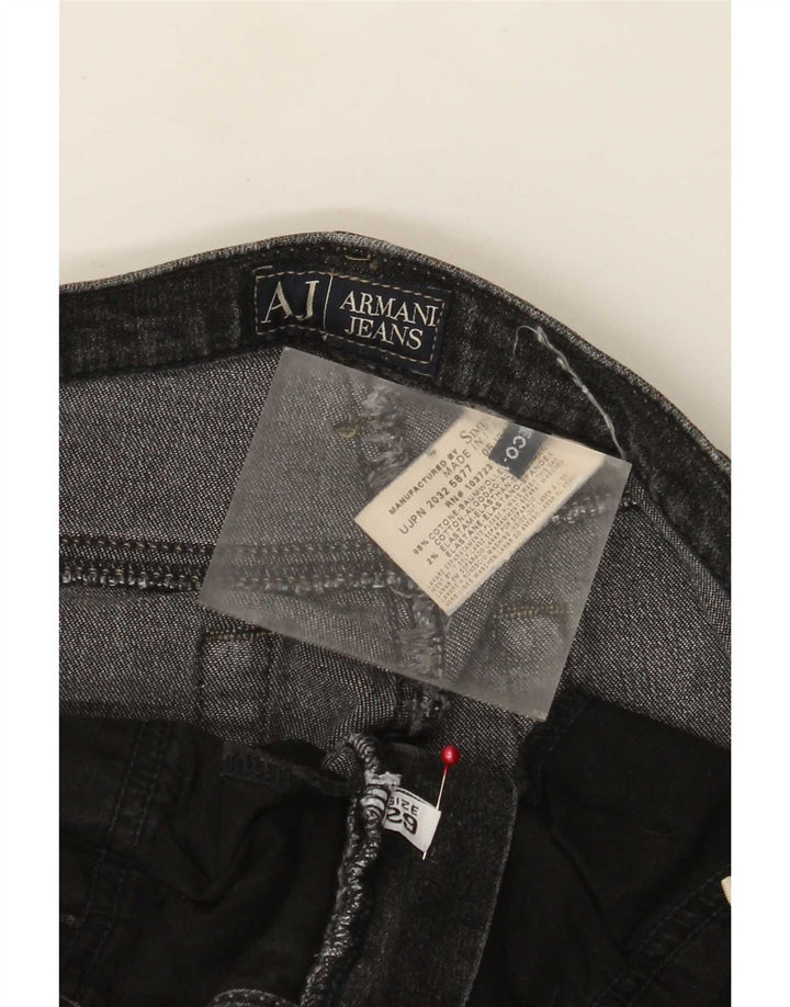 Armani Dame Bootcut Jeans W29 L28 Sort Bomuld