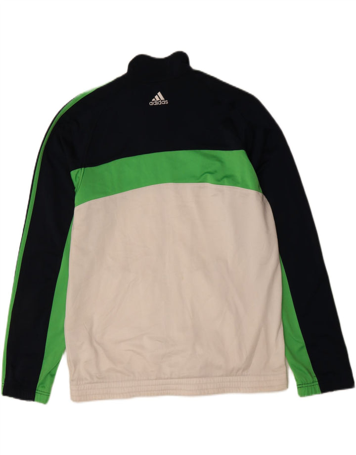 ADIDAS Mens Full Tracksuit Size 42/44 Large  Black Colourblock Polyester