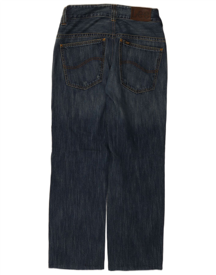 Lee Dame Avalon Distressed Relaxed Fit Straight Jeans W32 L30 Blå Bomuld