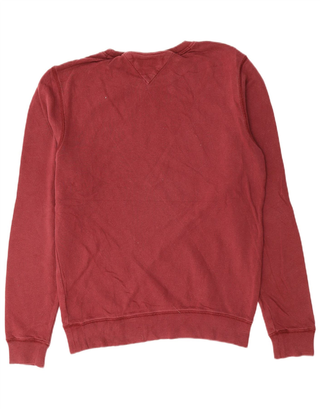 Tommy Hilfiger Herre Sweatshirt Jumper Lille Rød Bomuld