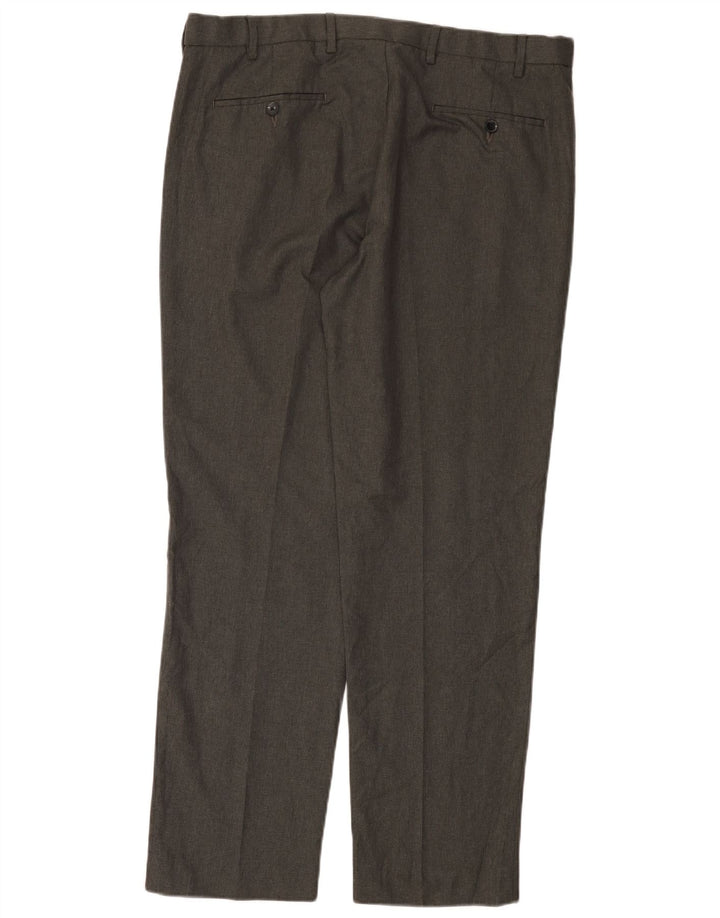 Marks & Spencer Herre Lige Regular Fit Suit Bukser W38 L31 Grå