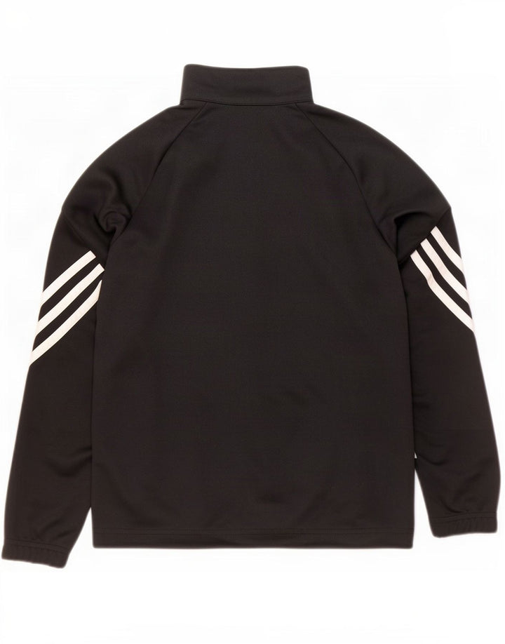Adidas drenge Climalite træningsdragt topjakke 9-10 år sort polyester