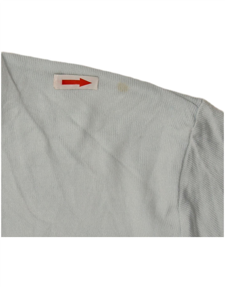 Zara Herre T-Shirt Top Stor Blå