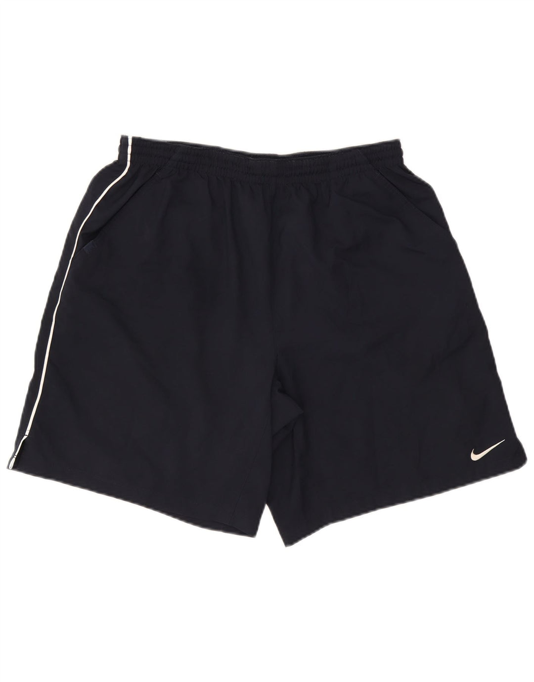 Nike Herre Dri Fit sportsshorts store marineblå polyester