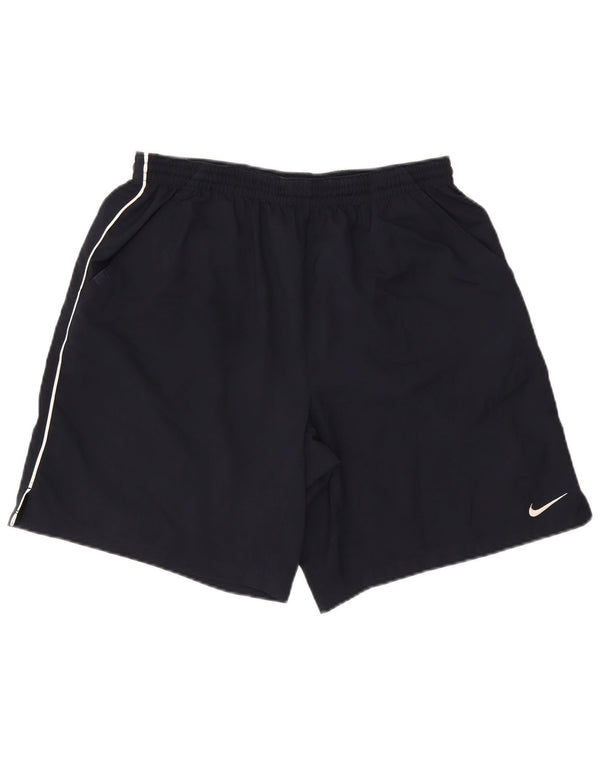 Nike Herre Dri Fit sportsshorts store marineblå polyester
