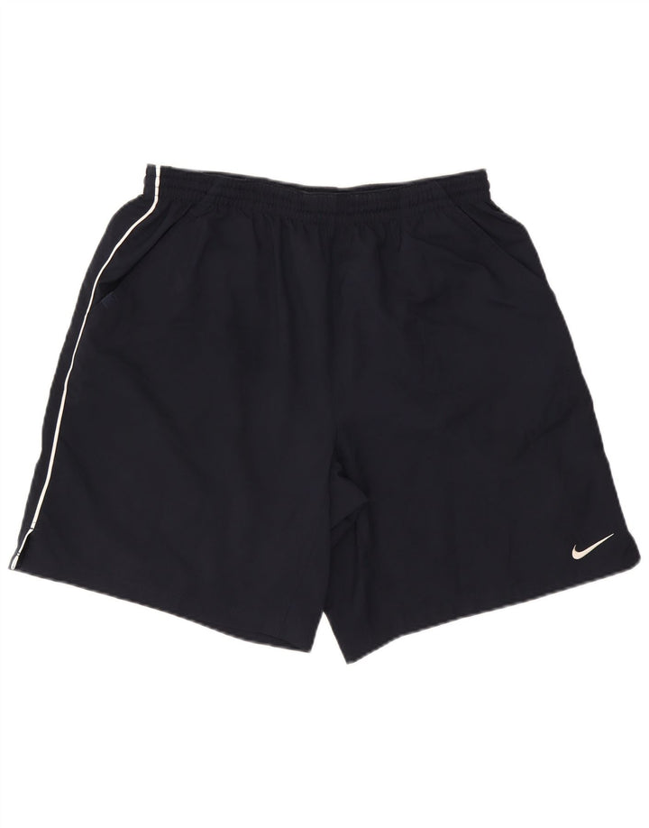 Nike Herre Dri Fit sportsshorts store marineblå polyester