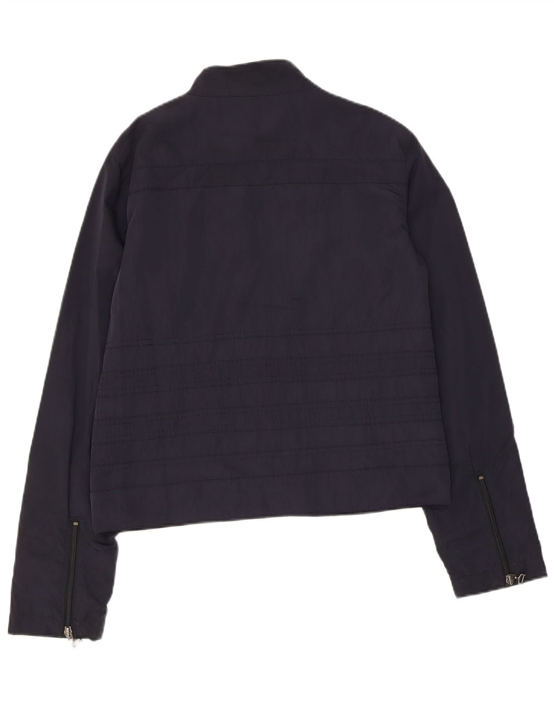 CALVIN KLEIN JEANS Womens Graphic Bomber Jacket UK 18 XL Navy Blue