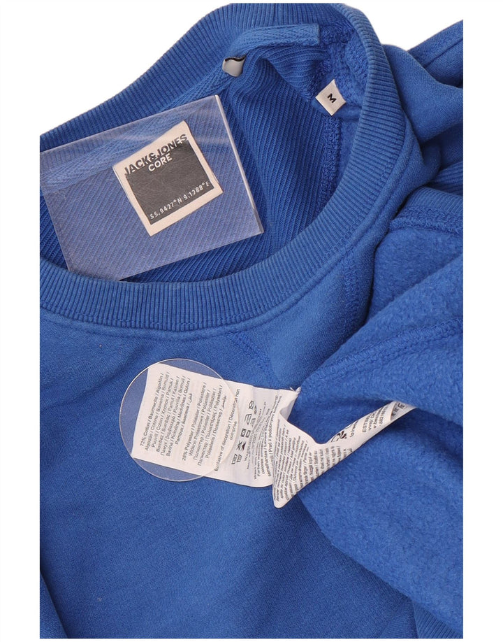 Jack & Jones Sweatshirt til mænd mellemblå bomuld