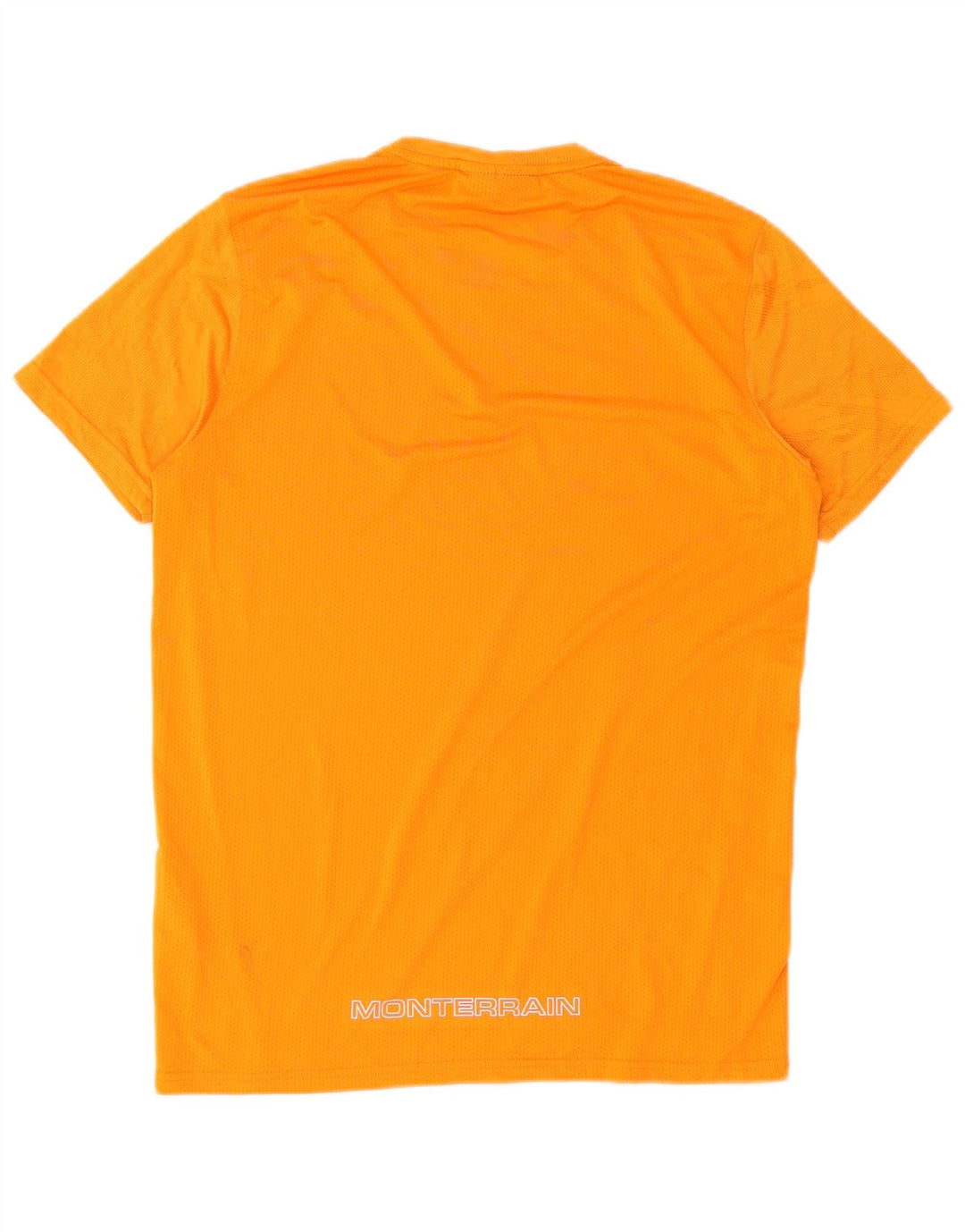 Monterrain Herre T-Shirt Top Lille Orange Polyester