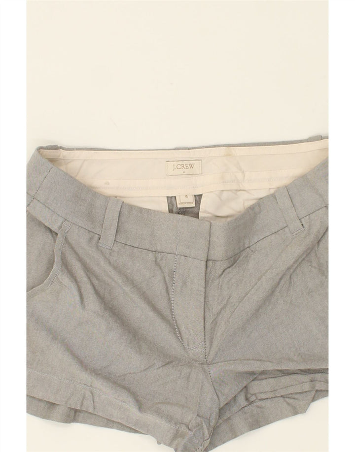 J. CREW Womens Chino Shorts US 4 Small W30  Grey Cotton Vintage J. Crew and Second-Hand J. Crew from Messina Hembry 