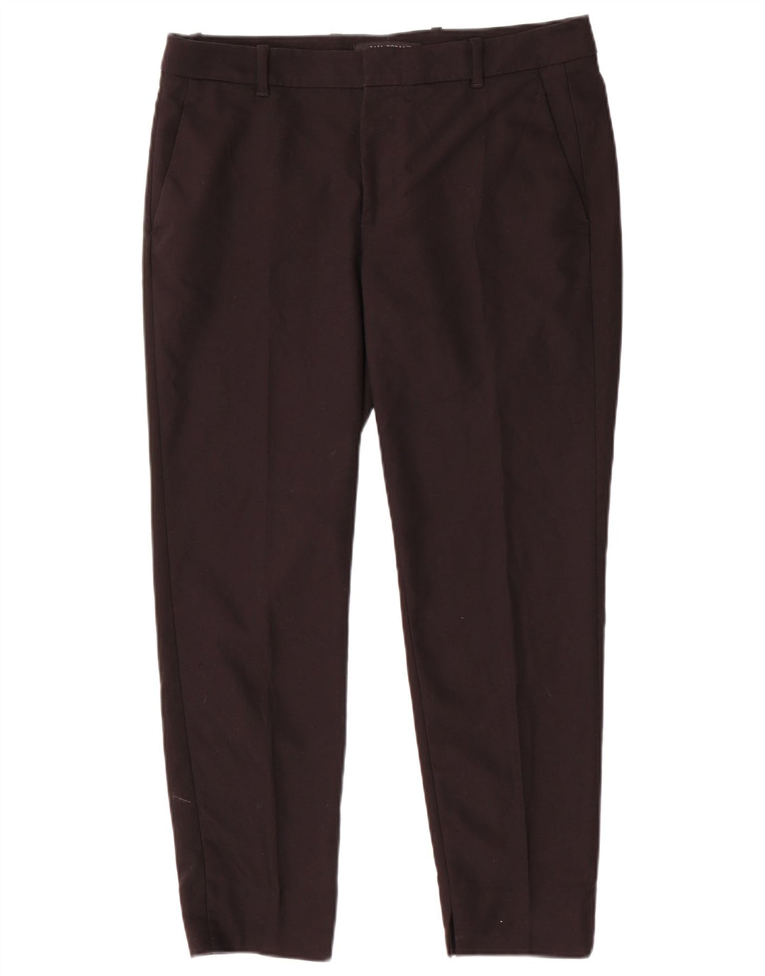 Zara Dame Slim Chino Bukser Large W34 L27 Sort