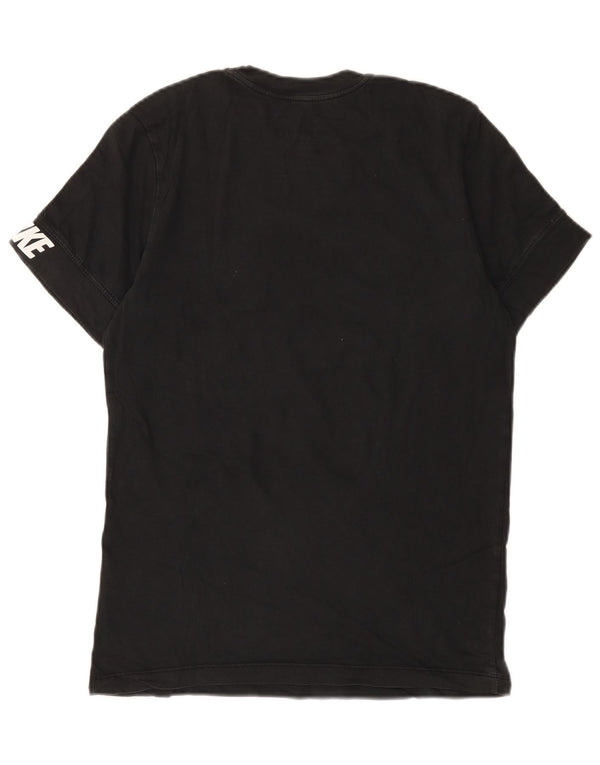 Nike grafisk t-shirt top til mænd, lille sort bomuld