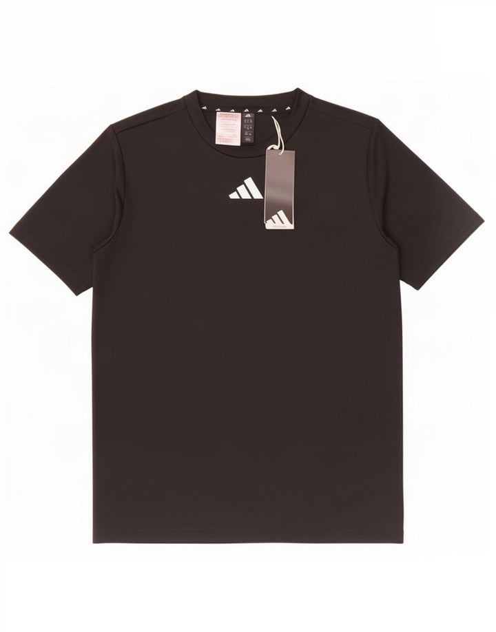 Adidas Boys Climacool T-Shirt Top 13-14 År Sort Polyester