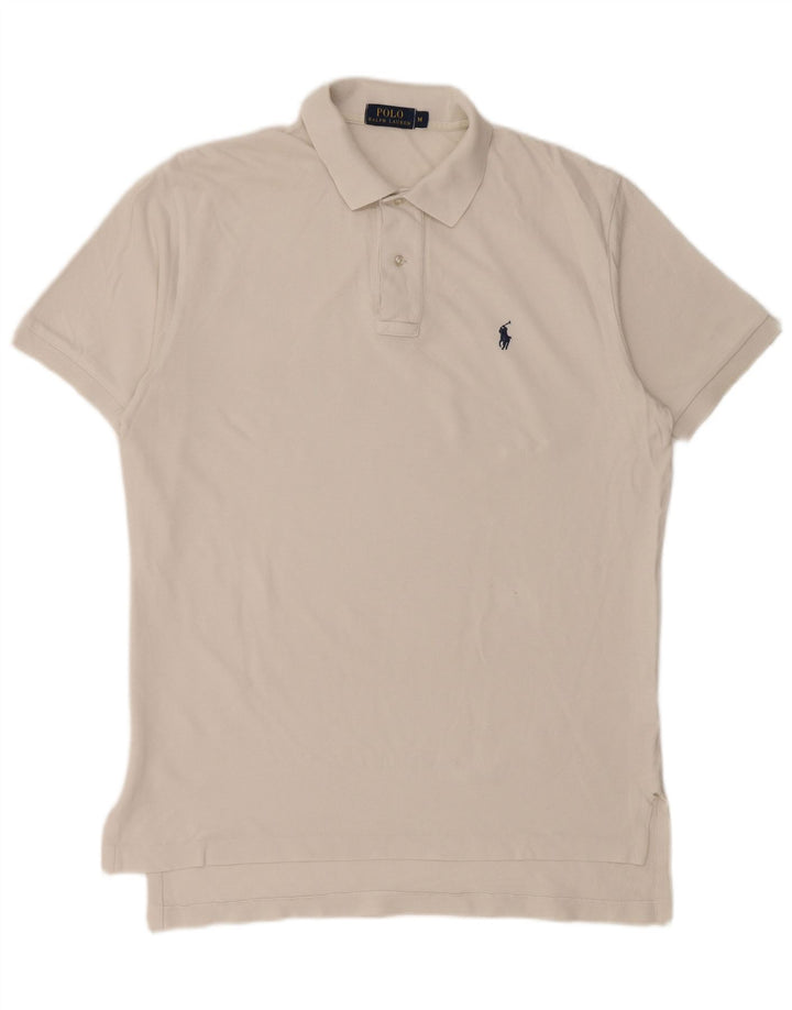 POLO RALPH LAUREN Poloskjorte til mænd Medium Hvid Bomuld