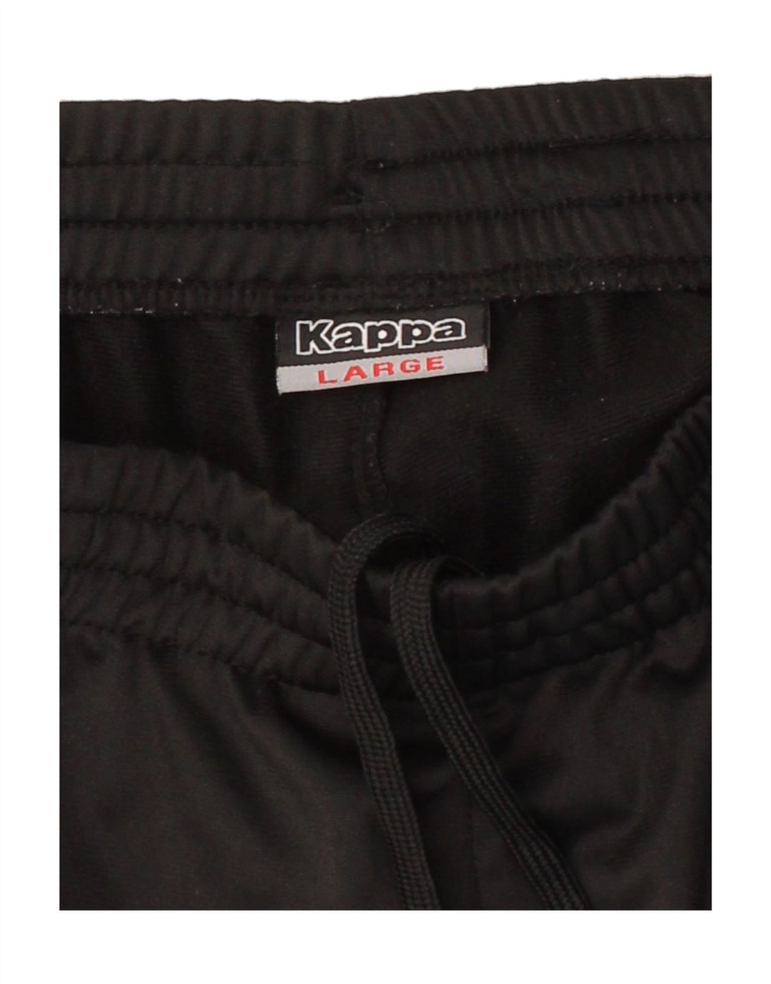 KAPPA Mens Tracksuit Trousers Joggers Large  Black Polyester Vintage Kappa and Second-Hand Kappa from Messina Hembry 