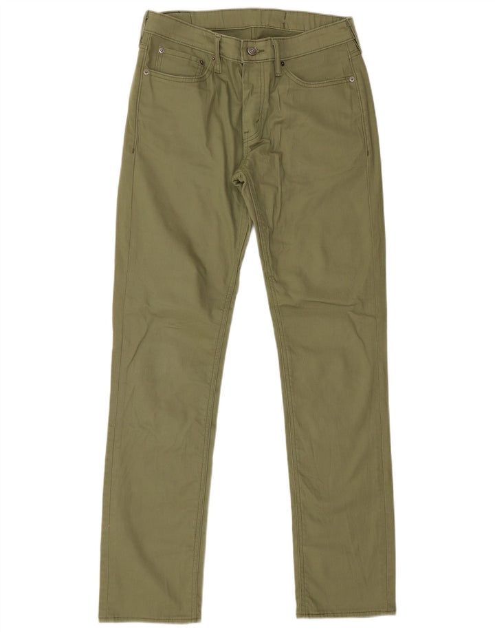 Levi's Herre 511 Slim Jeans W33 L34 Khaki Bomuld