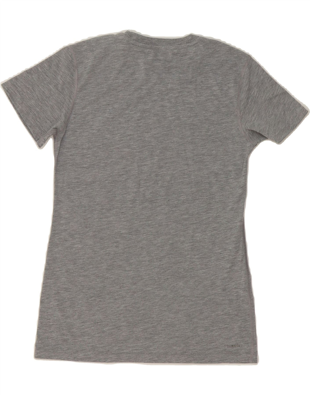 ADIDAS Womens T-Shirt Top UK 6 XS Grey Polyester Vintage Adidas and Second-Hand Adidas from Messina Hembry 
