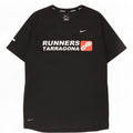 Nike Herre Dri Fit Grafisk T-Shirt Top Medium Sort