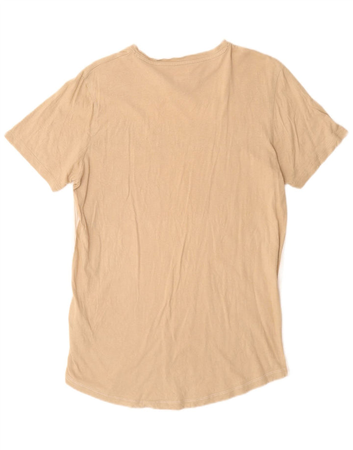 JACK & JONES Herre T-shirt Top Medium White Colourblock Bomuld