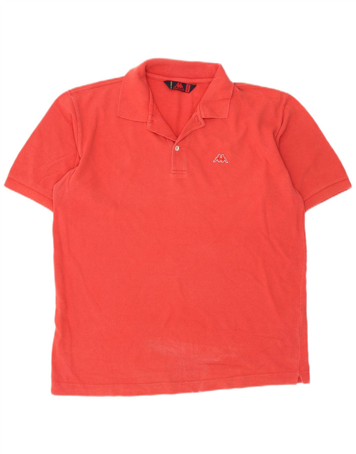 Kappa herre poloshirt Medium rød bomuld