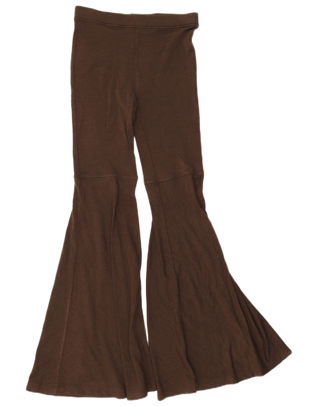 Roccobarocco Dame Flare Leggings UK 8 Lille Brun