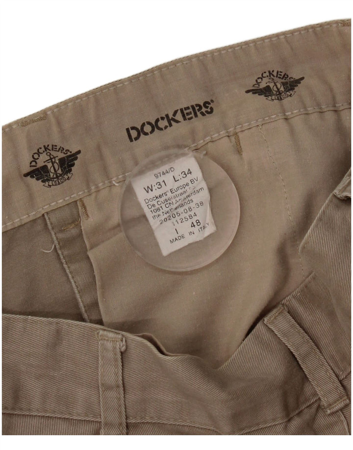 Dockers Straight Chino-bukser til mænd W31 L27 Beige
