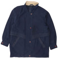 LONDON FOG Womens Towne Oversized Windbreaker Coat UK 14 Medium Navy Blue