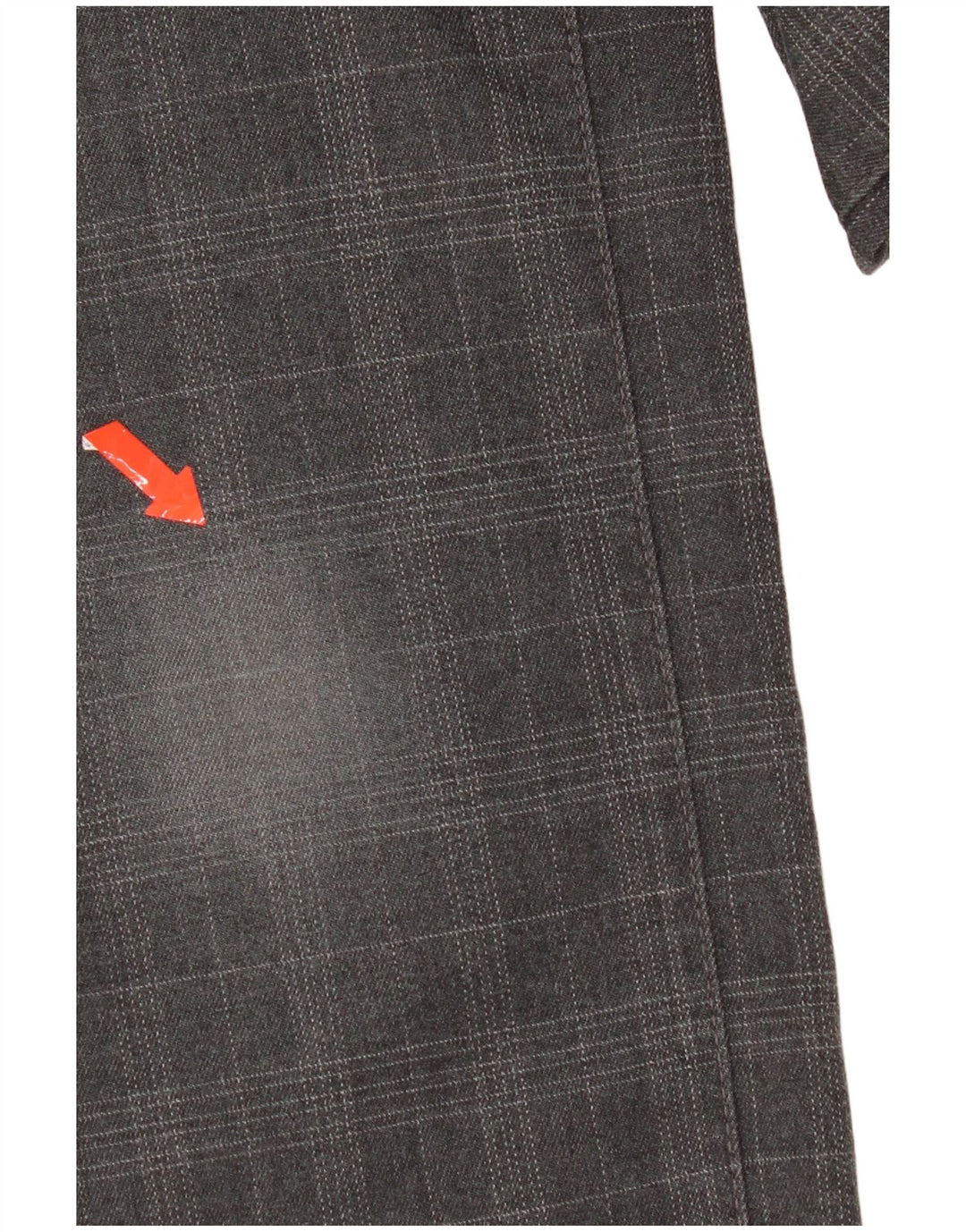Gas Slim Casual Bukser til kvinder W28 L32 Grå ternet polyester
