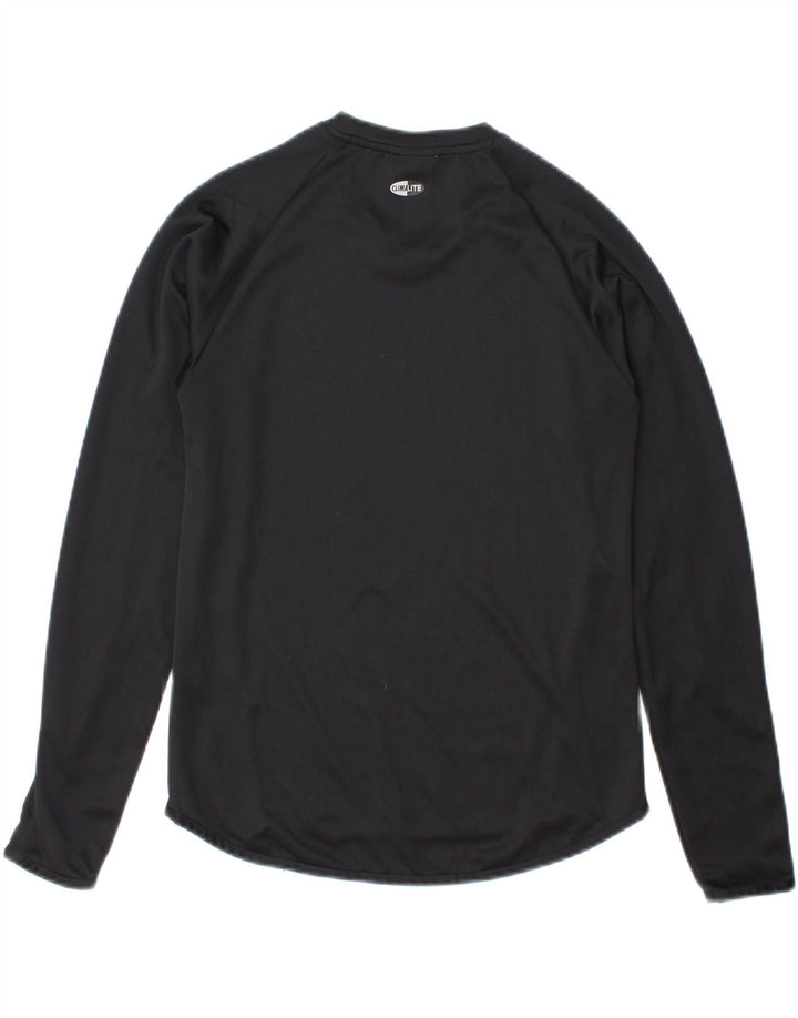 ADIDAS Womens Climalite Top Long Sleeve UK 8 Small Black Polyester Vintage Adidas and Second-Hand Adidas from Messina Hembry 