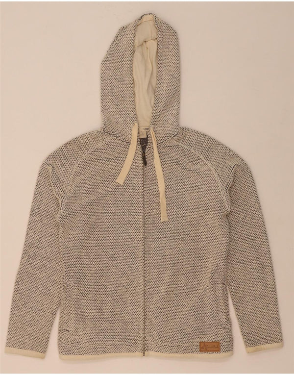 Weird Fish Dame Hættetrøje Sweater UK 14 Medium Grey Flecked Bomuld