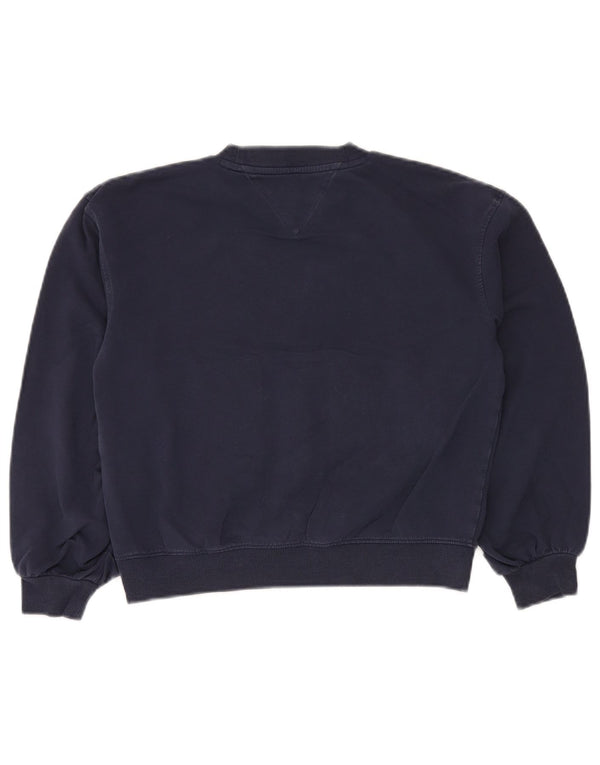 TOMMY HILFIGER Graphic Crop sweatshirt til piger 11-12 år Marineblå