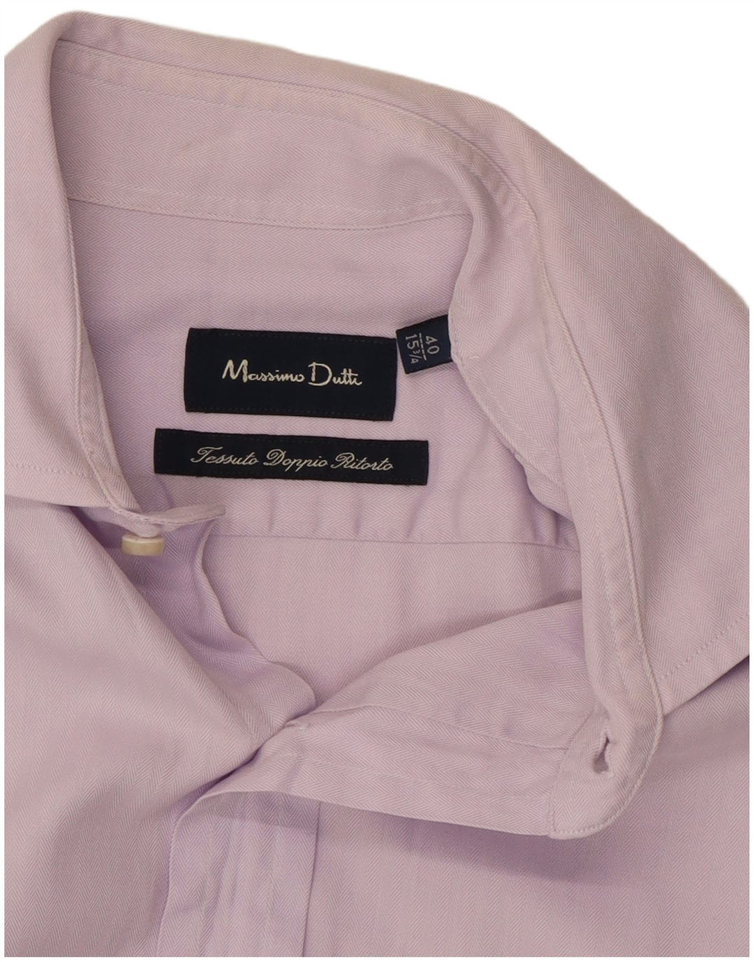Massimo Dutti Herreskjorte Str. 15 3/4 40 Medium Lilla Sildeben