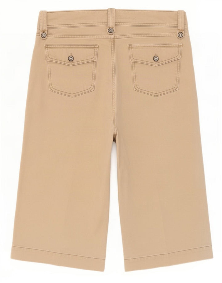 Gap kvinders lavtaljede bermudashorts US 6 medium W32 beige bomuld