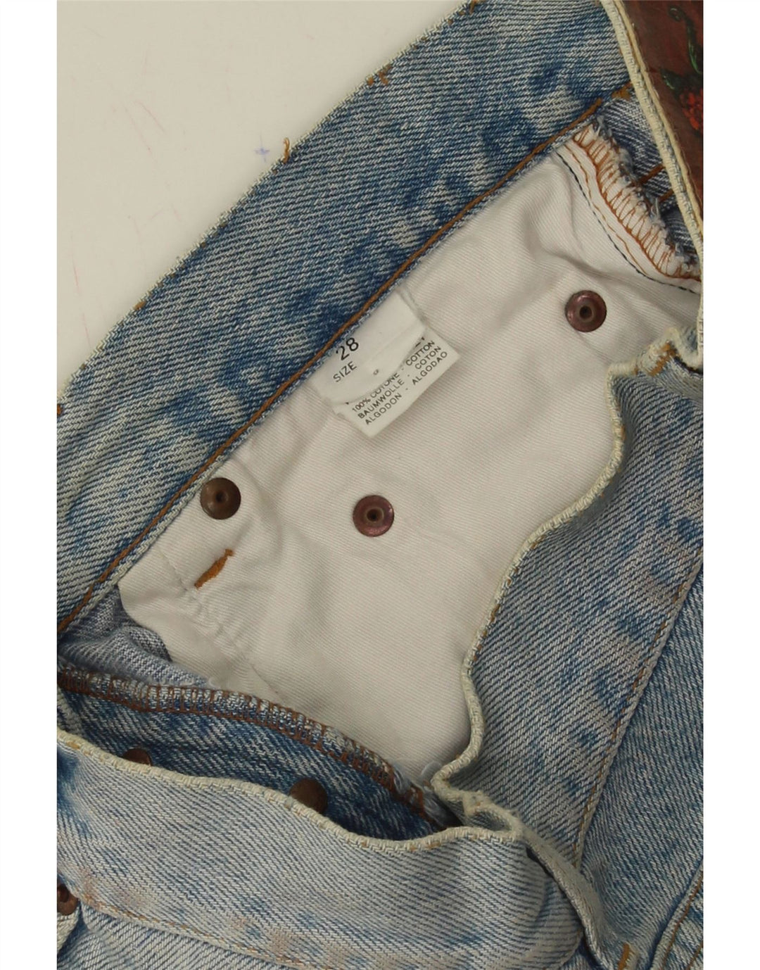 EL CHARRO Womens Denim Shorts W28 Medium Blue Cotton Vintage El Charro and Second-Hand El Charro from Messina Hembry 