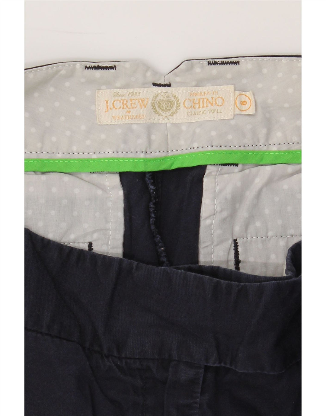 J. CREW Womens Chino Shorts US 6 Medium W30  Navy Blue Vintage J. Crew and Second-Hand J. Crew from Messina Hembry 