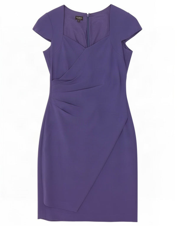 Hobbs Womens Sheath Dress UK 12 Medium Purple Acetate