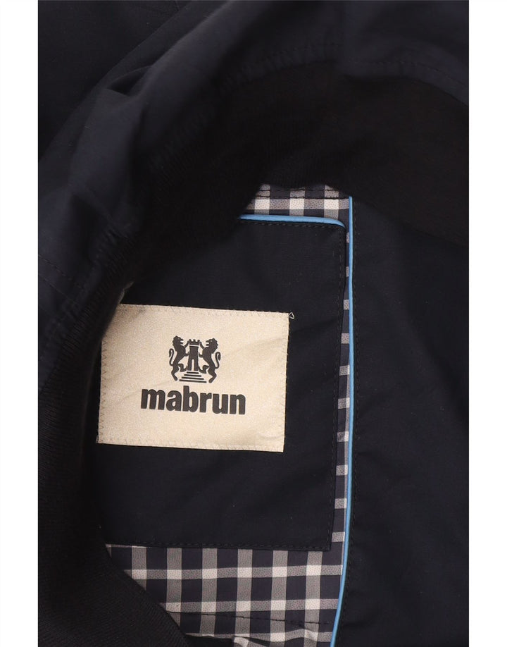 Mabrun Herre Bomber Jacket UK 38 Medium Navy Blue
