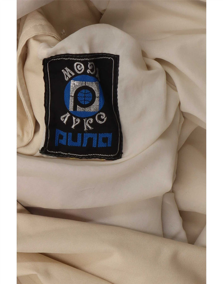 Vintage overfrakke til kvinder UK 14 Medium Off White