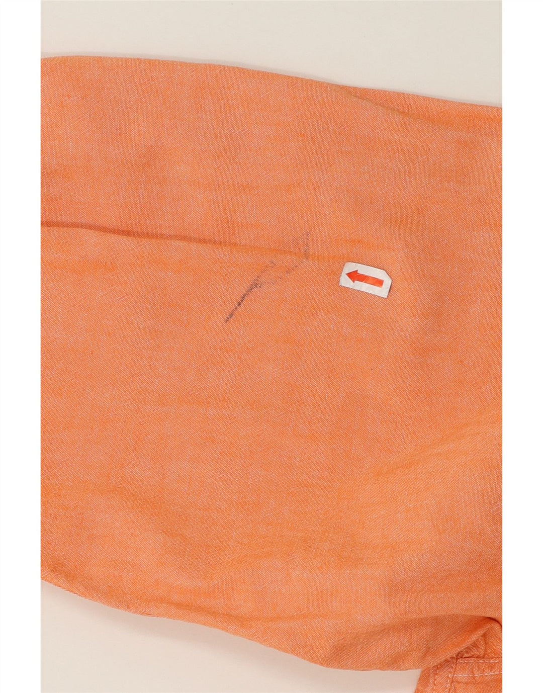 VINTAGE Mens Shirt XL Orange Vintage Vintage and Second-Hand Vintage from Messina Hembry 