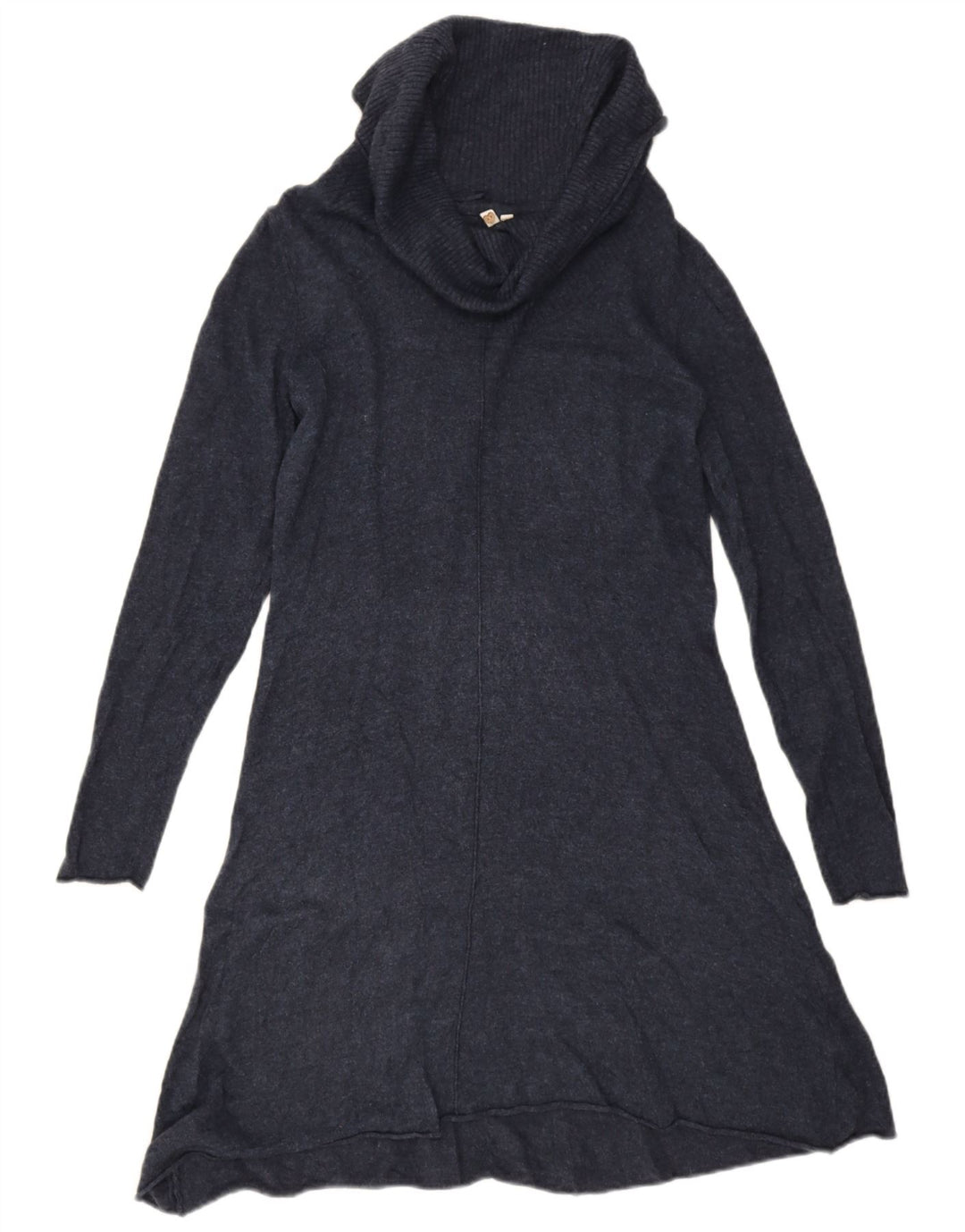 White Stuff Dame Jumper Dress UK 14 Medium Navy Blue Viscose