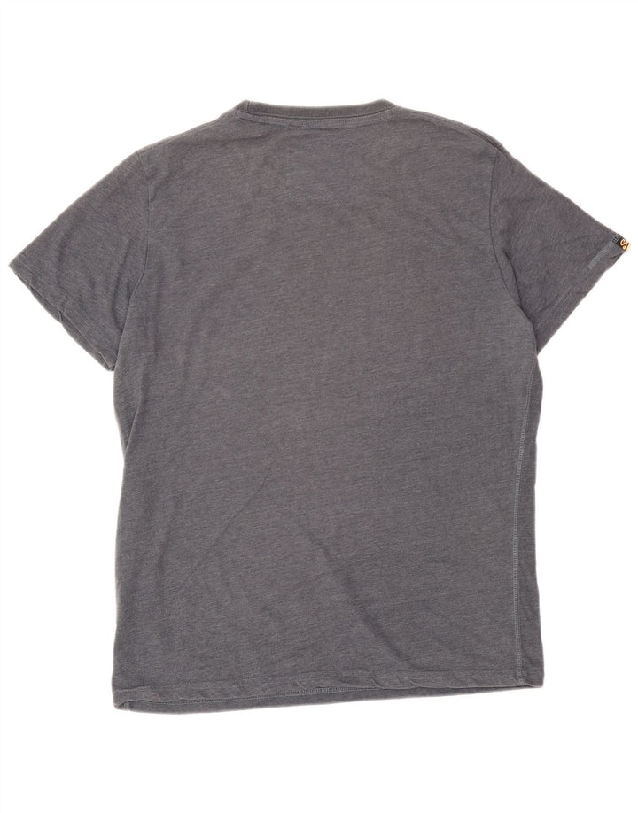 Superdry Herre grafisk T-shirt Top mellemgrå bomuld