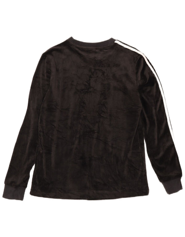 Adidas Dame Top Langærmet UK 12 Medium Sort Polyester