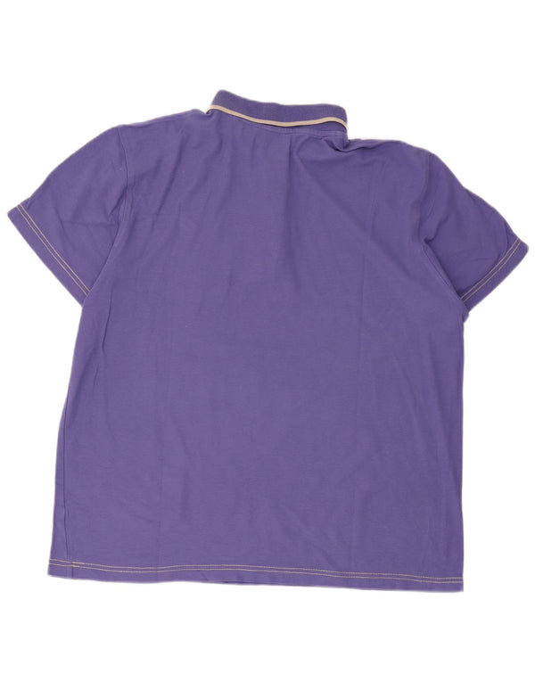 Lotto Herre Polo Shirt 2XL Lilla Bomuld