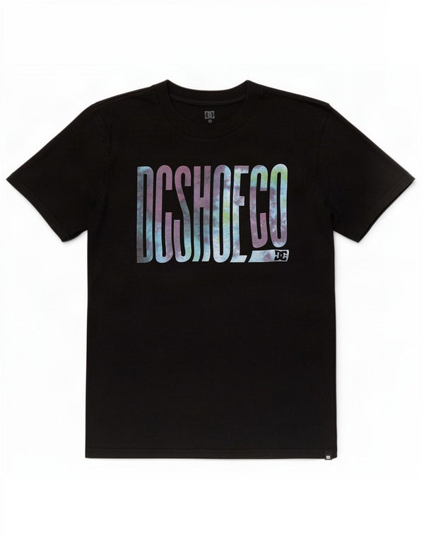 DC Herre grafisk T-shirt Top Medium Sort Bomuld