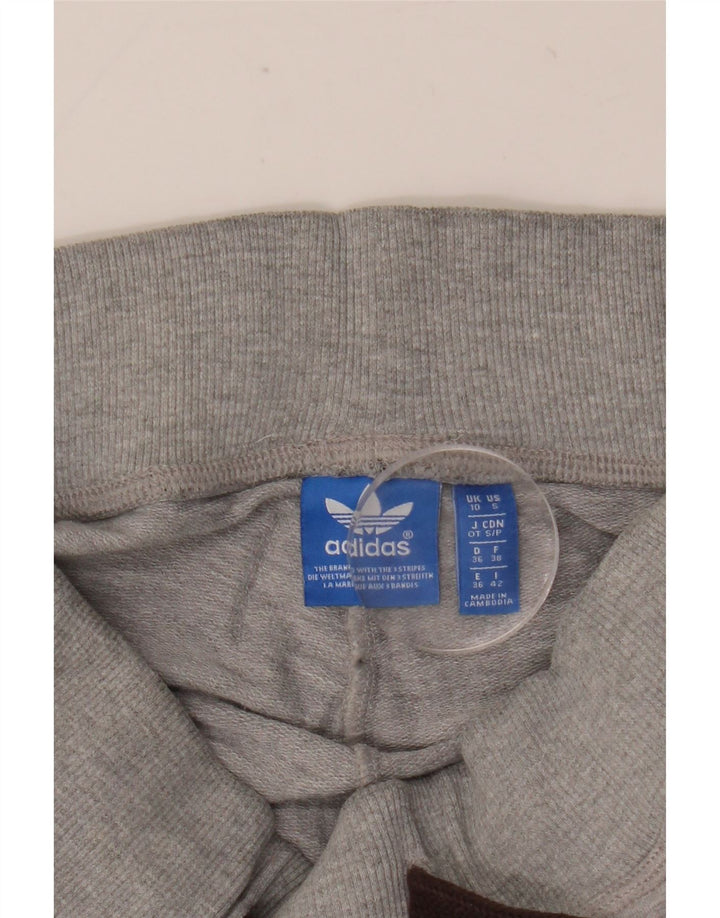 Adidas Træningsdragtsbukser til kvinder UK 10 Small Grå Flecked